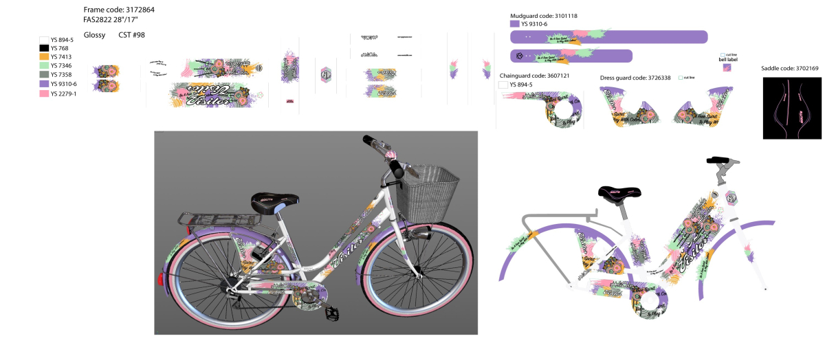 FAS2822 28/17 F.RAM KINA ZA FASHION HOLICOLOR BELI 2021